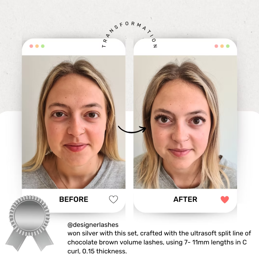 Ultrasoft Split Flat Lashes - Chocolate